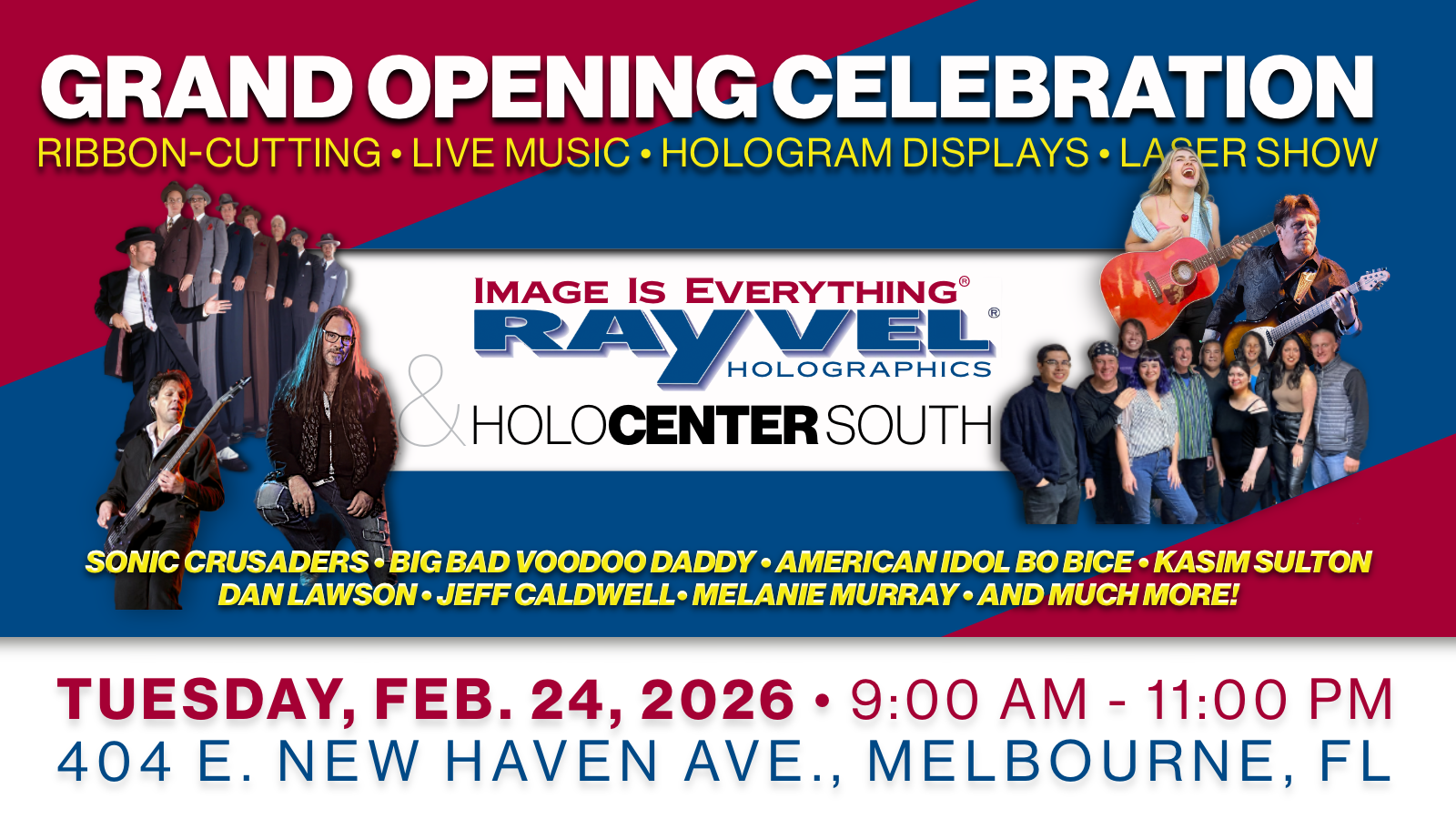 Read more about the article About the Rayvel Ribbon Cutting Celebration & Holographic Arts Music Festival